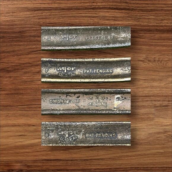 4 Vintage Hyer Ornate Brass Cabinet Door Drawer Handle Pull Hollywood Regency - Picture 4 of 5